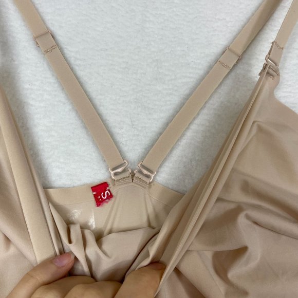 Spanx Convertible Low Back Full Slip In Soft Nude Size XL Neutral Shapewear - Picture 9 of 11